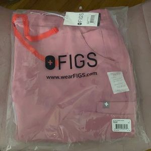 Figs chalk pink sold out scrubs NWT size L